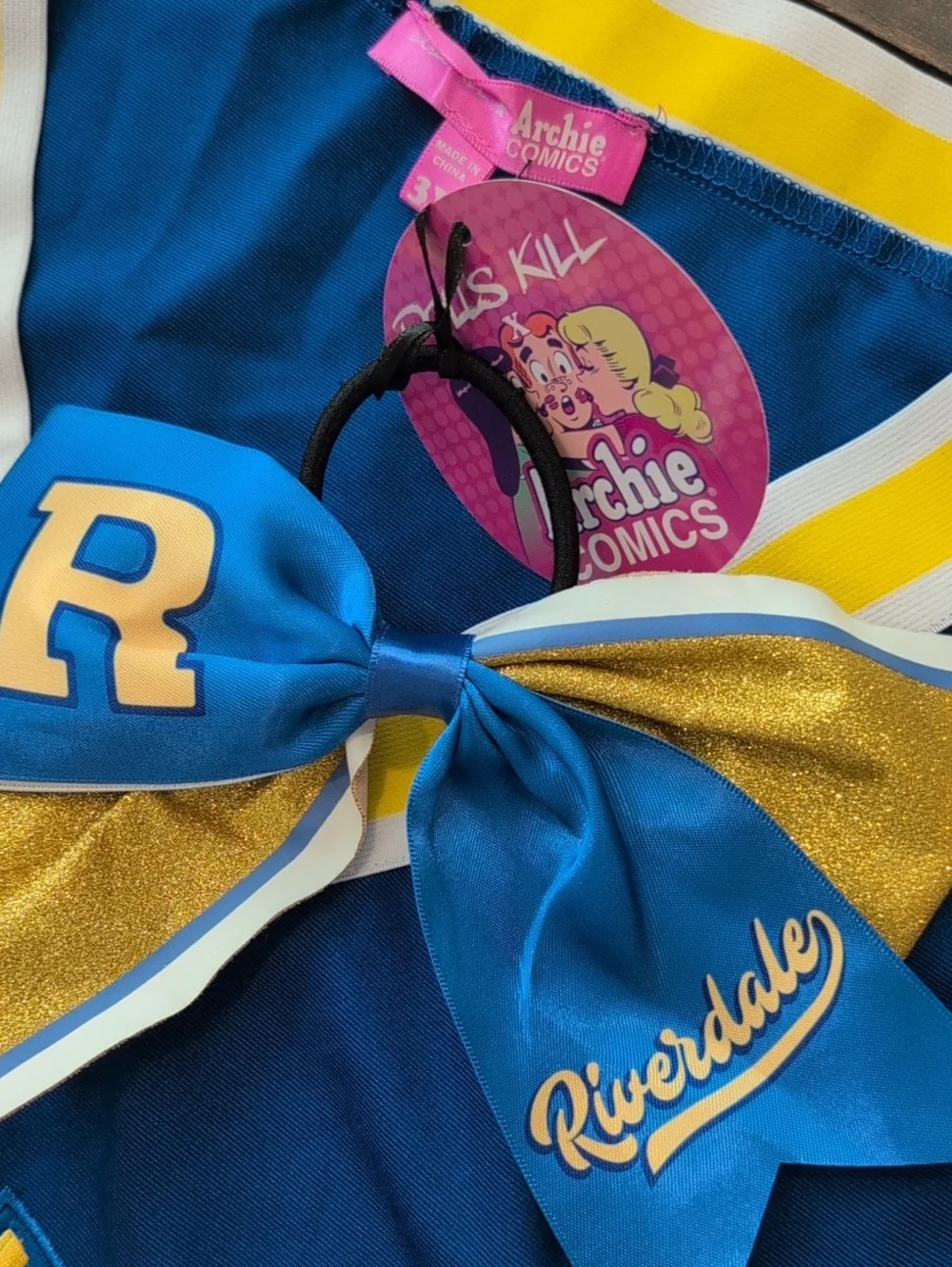 Dolls Kill X Archie Comics Riverdale Cheerleader Set Cosplay NWT - Picture 7 of 13